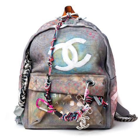 chanel graffiti bag